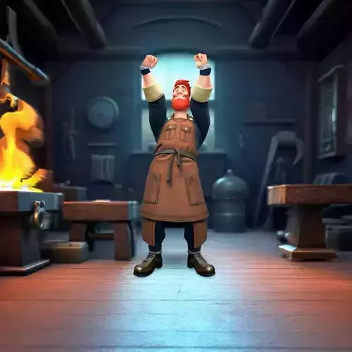 Friendly Artisan Character model pack