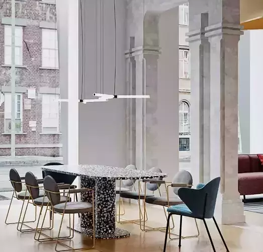 residential living room 3D model