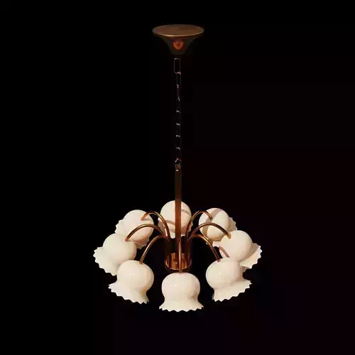 Vintage Floral Chandelier