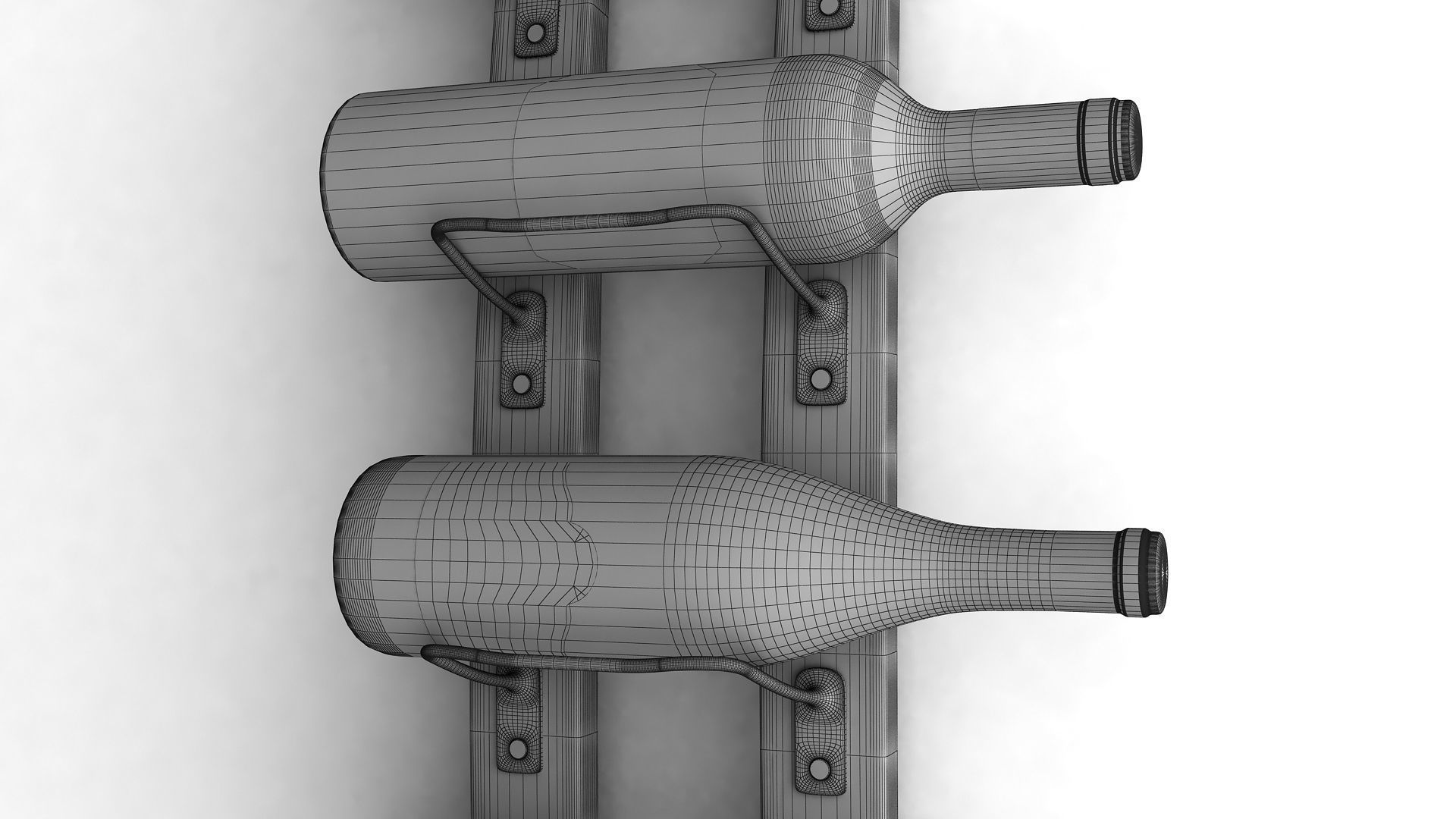 Wine Rack 2 3D model_9