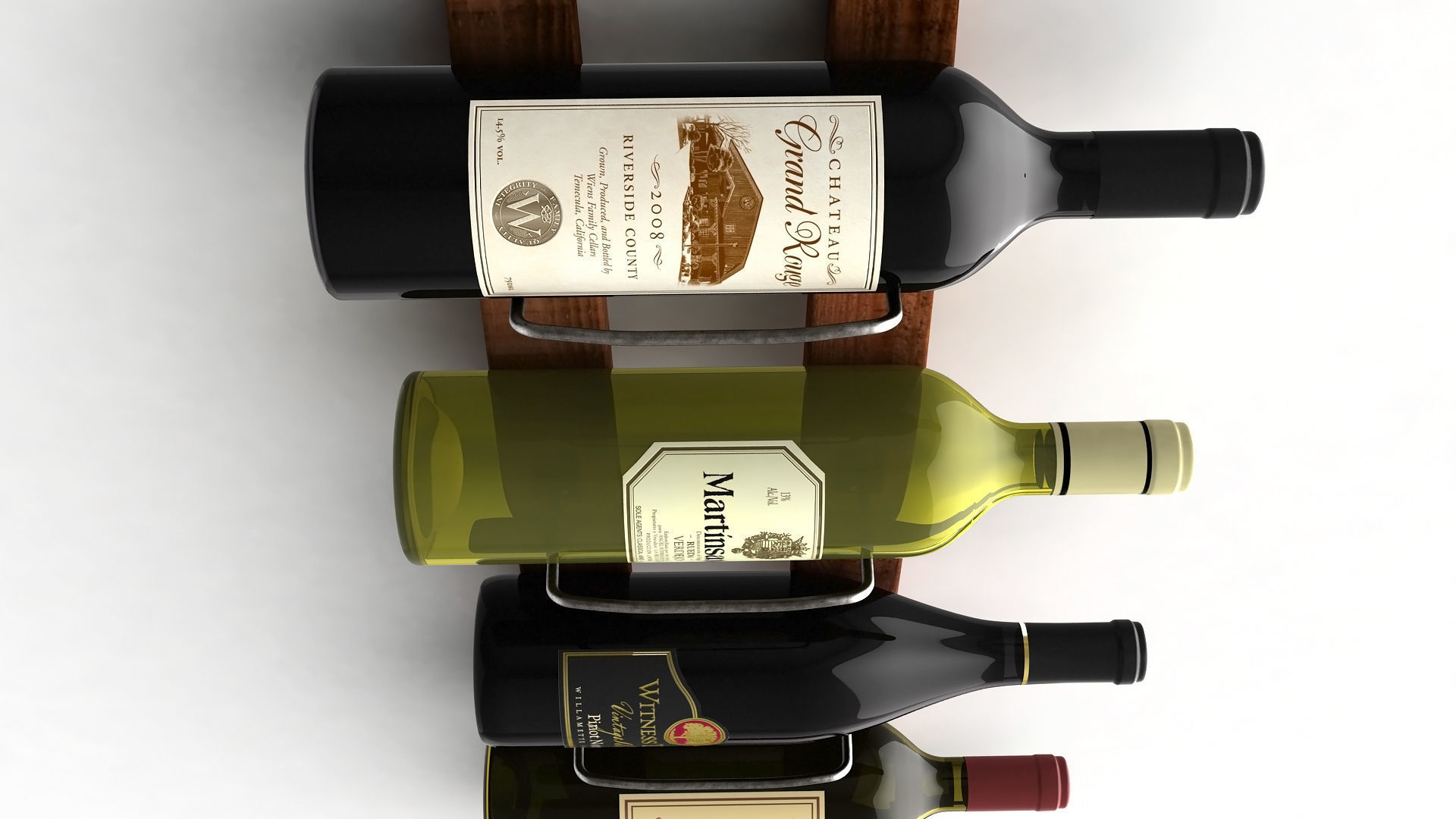 Wine Rack 2 3D model_4