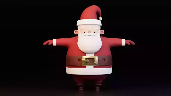 Stylized Santa Claus