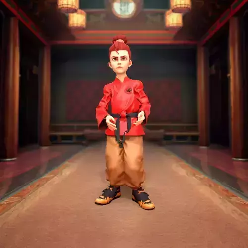 Karate Master Villain model pack