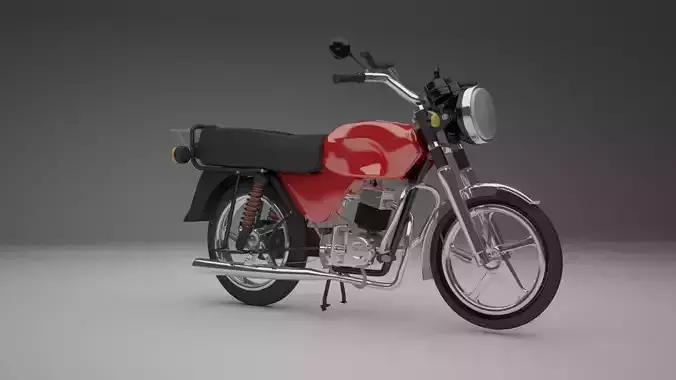 This Bajaj one of Indian motorcycle product 3D model