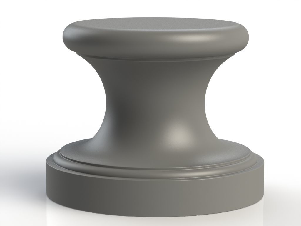 Marble Socle 03 3D print model_4