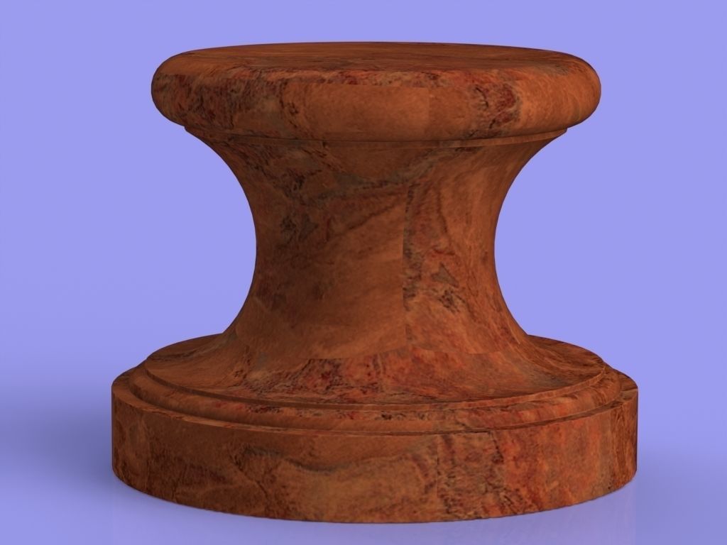 Marble Socle 03 3D print model_0