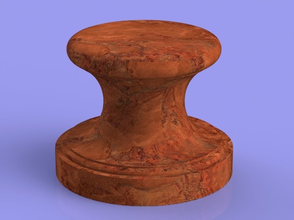 Marble Socle 03 3D print model_1