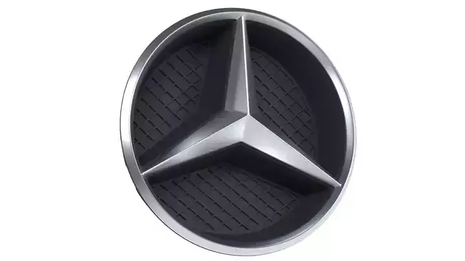 Mercedes logo 01 3D print model
