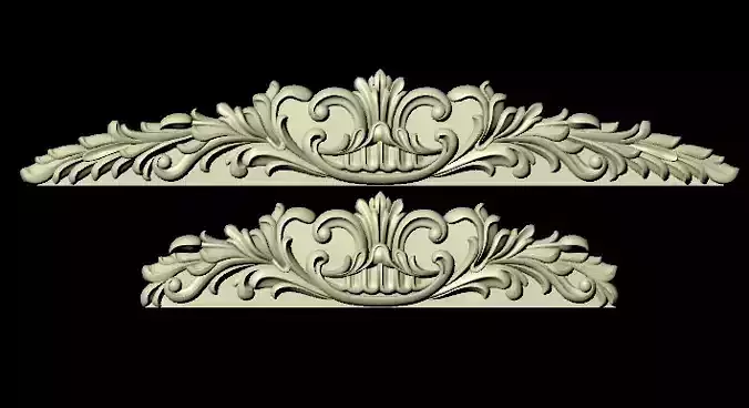 Central decor ornament for furniture