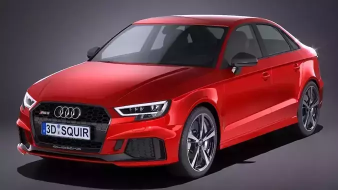 Audi RS3 Sedan 2017 3D model