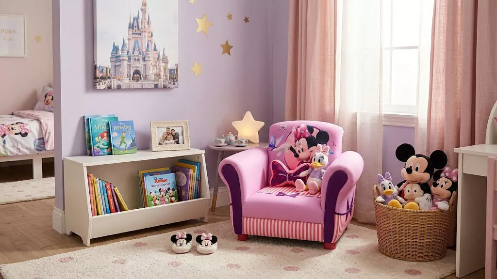 Minnie Mouse Kids Upholstered Armchair 3D model