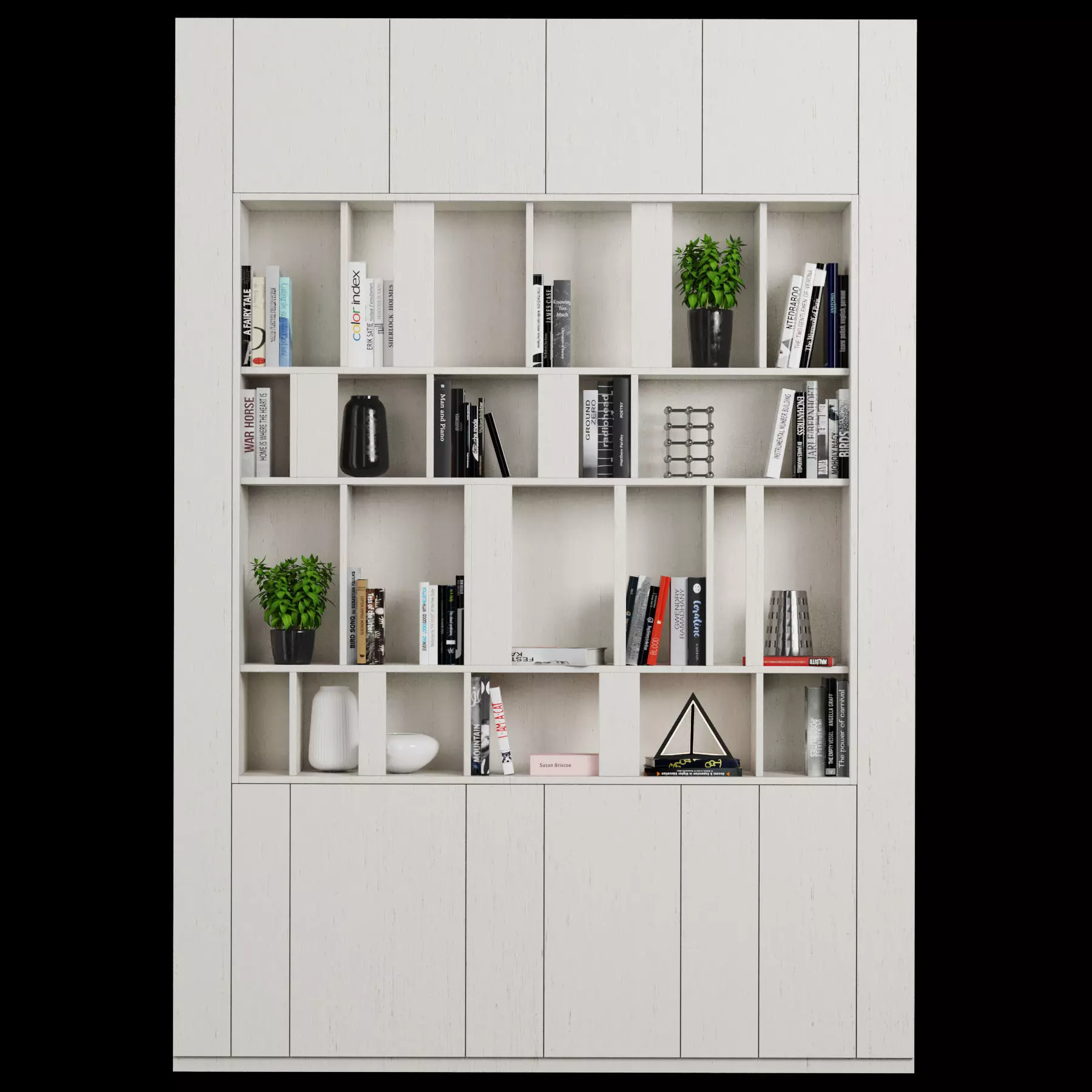 Rack and Bookcase 46 3D model