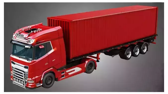 Container freight truck