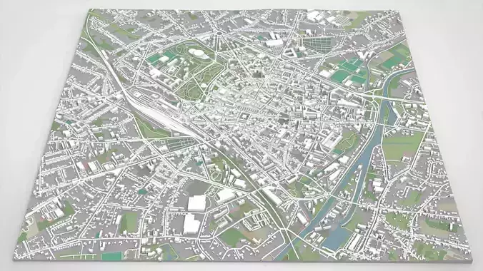 Cityscape Cambrai France