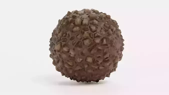 Chocolate Candy V2 - Nut-Texture Chocolate Sphere