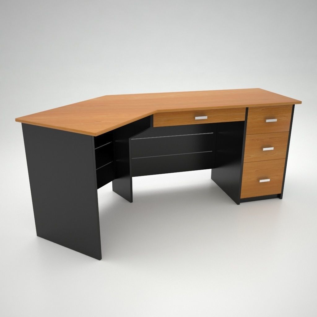 Office Table free 3D model CGTrader
