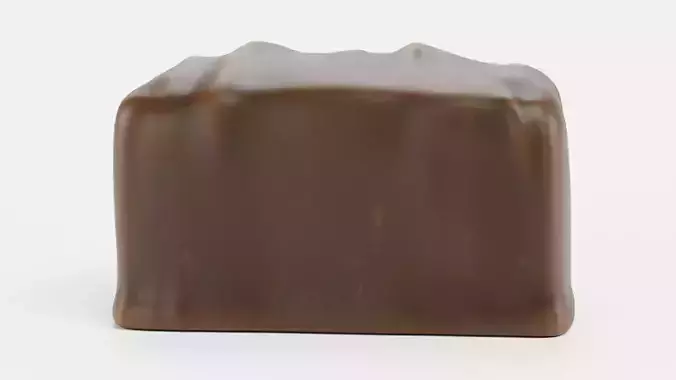 Chocolate Candy V5 - Chocolate Cube with Decorative Relief 3D model 6