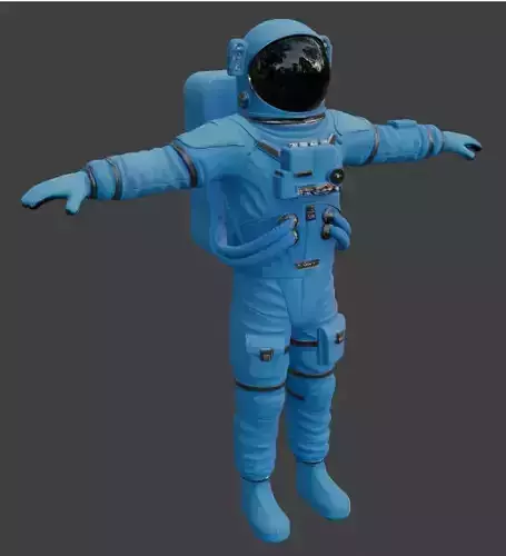 Spacesuit Astronaut Suit 3D Model High Detail