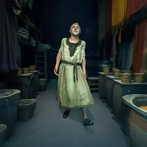 Elegant Robe Figure model pack