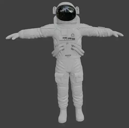 Spacesuit Astronaut EVA Suit 3D Model High Detail