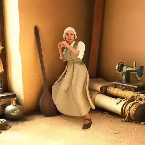 Classic Vintage Apron model pack