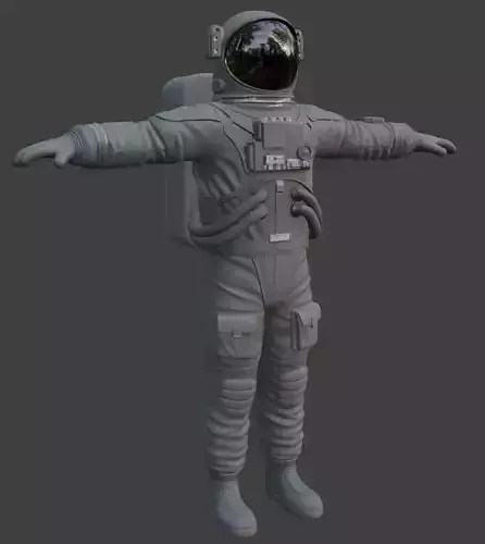 Spacesuit Astronaut EVA Suit 3D Model High Detail PBR