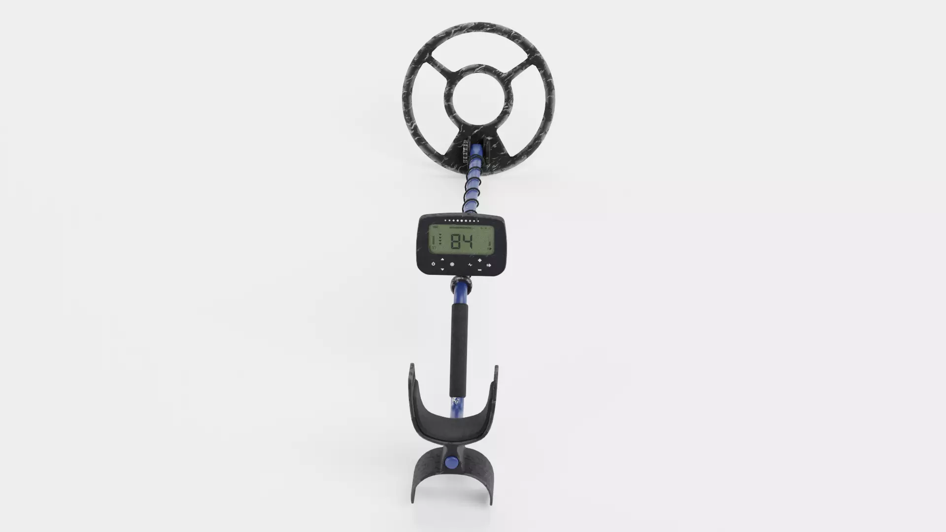 Metal Detector - Used and Scratched Ground Scanner 3D model