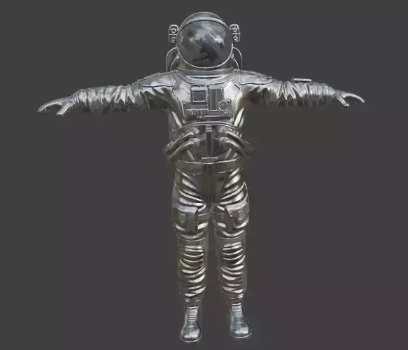 Spacesuit Astronaut EVA Suit 3D Model High Detail PBR