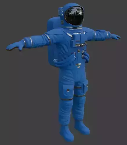 Spacesuit Astronaut EVA Suit 3D Model High Detail PBR