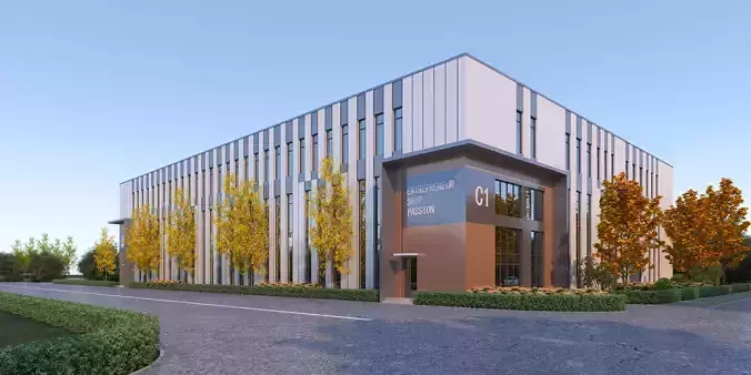 Industrial Building Factory 013