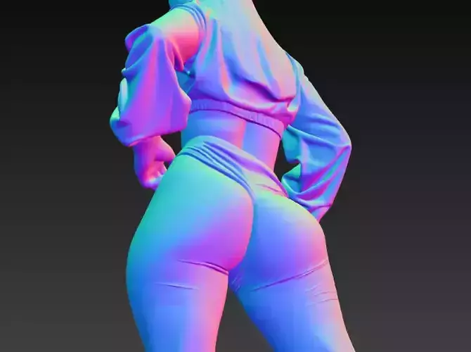 Anime Monster Lady Sculpture  Anime Monster Lady Skulptur