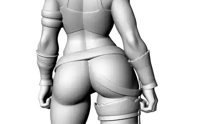 Anime Monster Lady Sculpture  Anime Monster Lady Skulptur