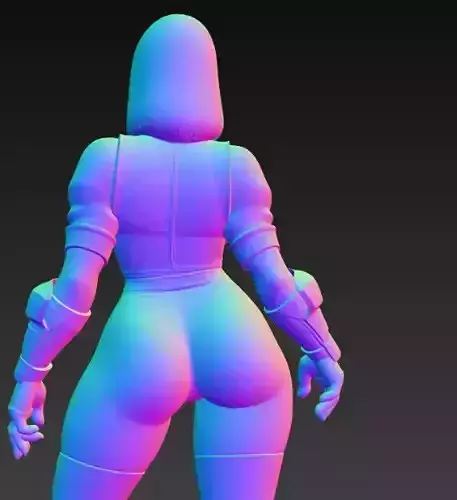 Anime Monster Lady Sculpture  Anime Monster Lady Skulptur