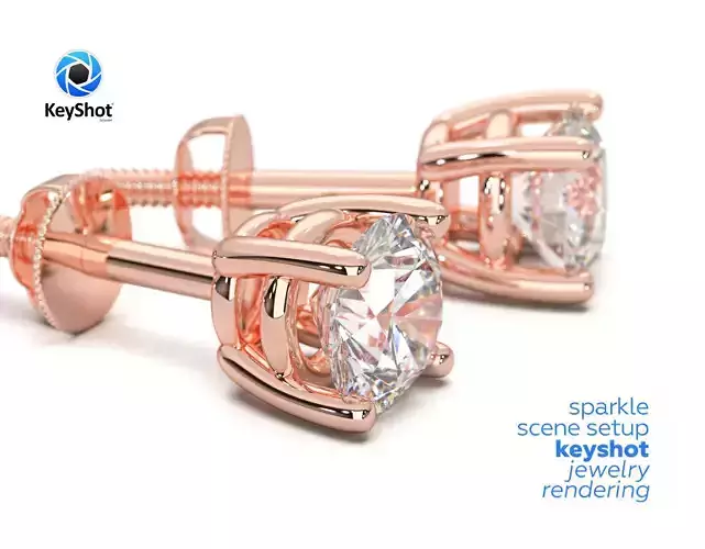 Sparkle Scene Setup For KeyShot Jewelry Rendering