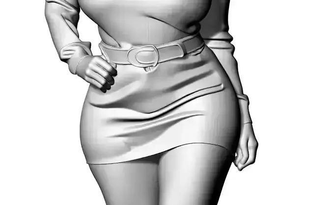 Anime Monster Lady Sculpture  Anime Monster Lady Skulptur