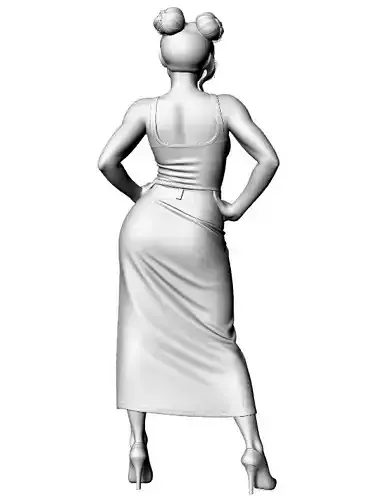 Anime Monster Lady Sculpture  Anime Monster Lady Skulptur