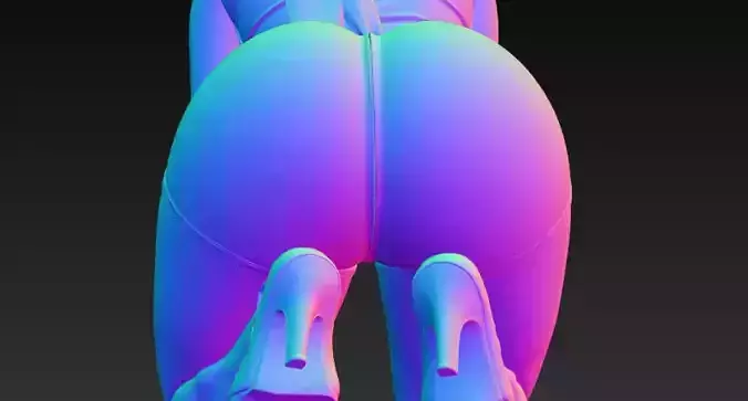 Anime Monster Lady Sculpture  Anime Monster Lady Skulptur