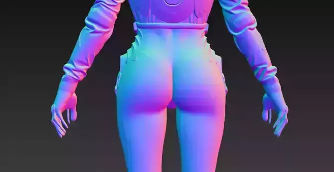 Anime Monster Lady Sculpture  Anime Monster Lady Skulptur