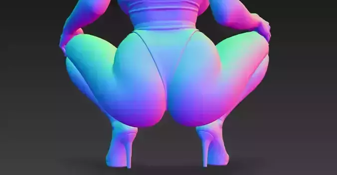 Anime Monster Lady Sculpture  Anime Monster Lady Skulptur