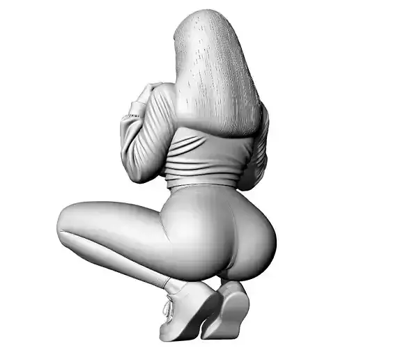 Anime Monster Lady Sculpture  Anime Monster Lady Skulptur