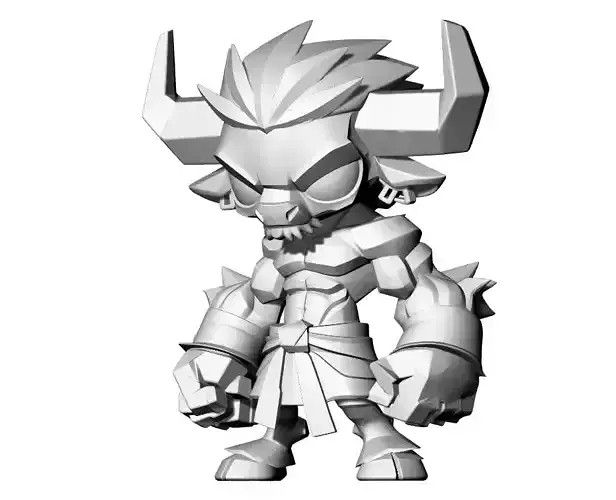 Anime Monster Lady Sculpture  Anime Monster Lady Skulptur