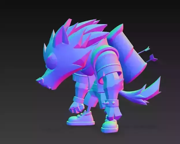 Anime Monster Lady Sculpture  Anime Monster Lady Skulptur