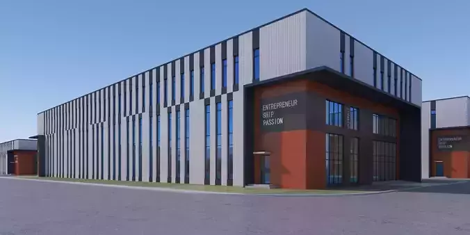 Industrial Building Factory 14