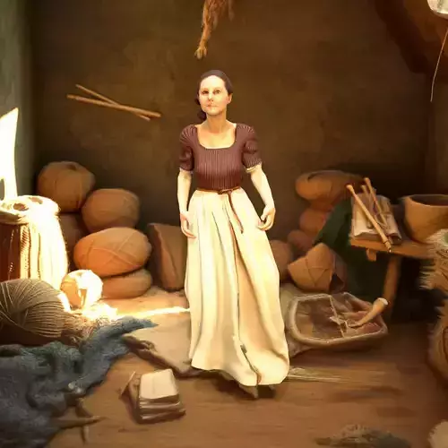 Vintage Dress Character model pack