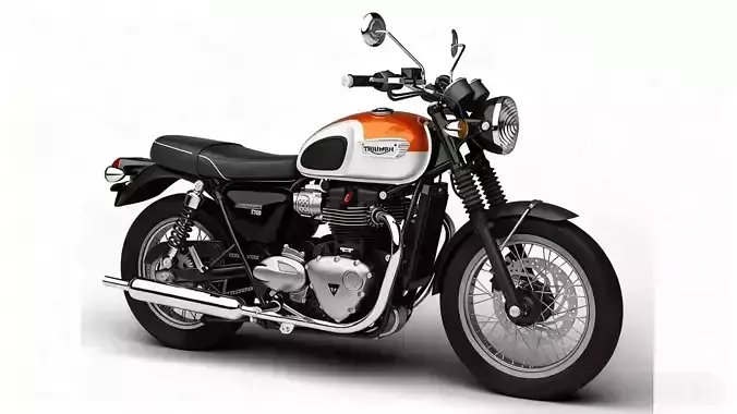 Retro streetcar motorcycle