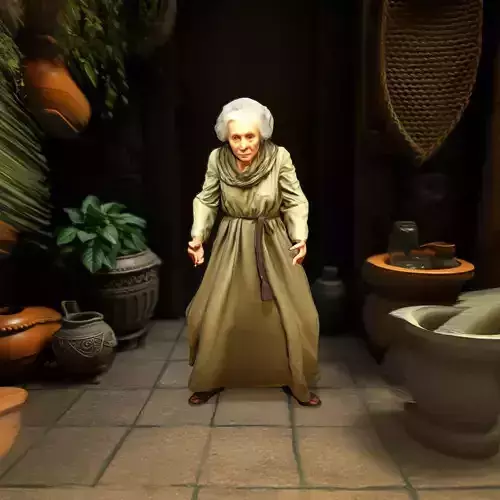 Elderly Sage Character model pack