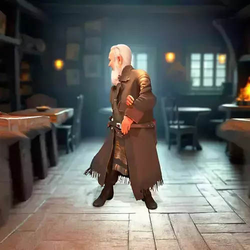 Wise Old Man Character model pack