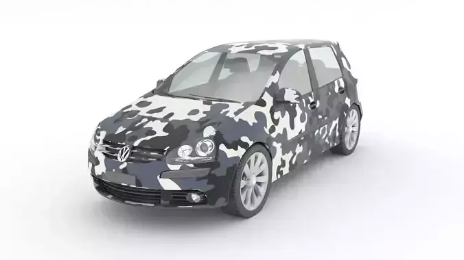 Volkswagen golf mk5 3D model