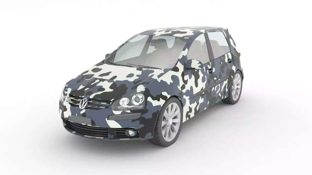Volkswagen golf mk5 3D model_0