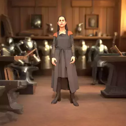 Elegant Autumn Outfit model pack